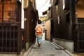 Real japanese geisha, geiko in Gion area of Kyoto, Japan Royalty Free Stock Photo